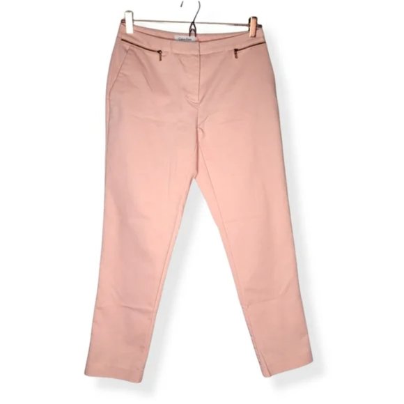 Calvin Klien Pink Stretchy Skinny leg Pants size 4